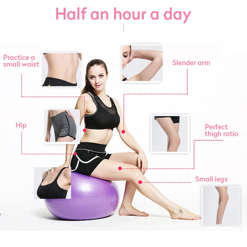 PVC Fitness Balls Yoga Ball Thickened Explosion-proof Home Gym Pilates Equipment Balance Ball