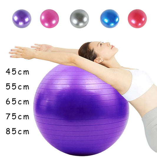 PVC Fitness Balls Yoga Ball Thickened Explosion-proof Home Gym Pilates Equipment Balance Ball