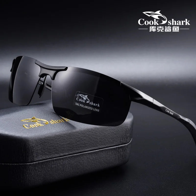 Cook Shark's new aluminum magnesium sunglasses HD polarized