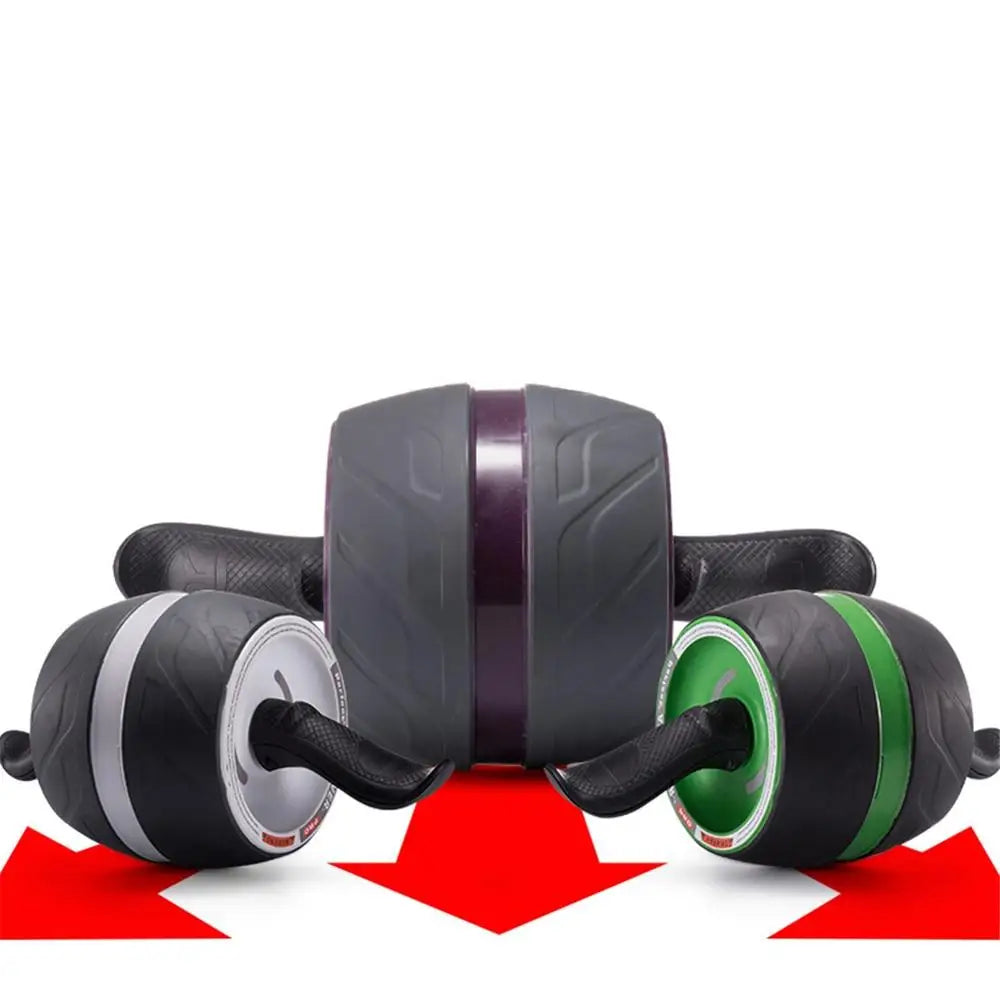 Automatic Rebound Abs Wheel, No Noise, Giant Wheel Home Fitness, Core Muscle Trainer, Back Belly Exercise