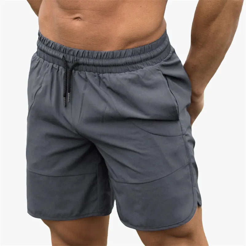 Quick Dry Fitness Bodybuilding Sweatpants Gym Sport Shorts Men Training Short Pants