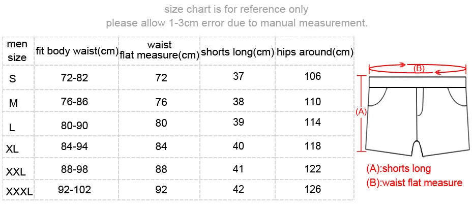 Comfortable elastic waistline beach shorts Swimwear Men's printed leisure shorts