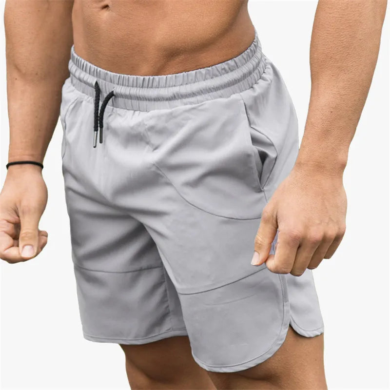 Quick Dry Fitness Bodybuilding Sweatpants Gym Sport Shorts Men Training Short Pants