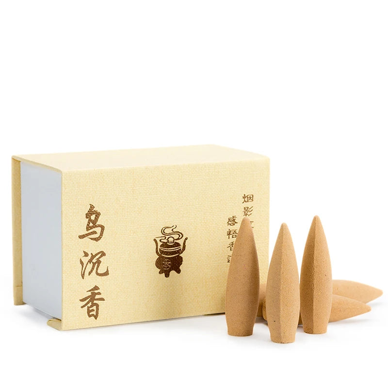 Natural Backflow Incense Cone Large Hollow Incense Handmade Lengthened Bullet Incense