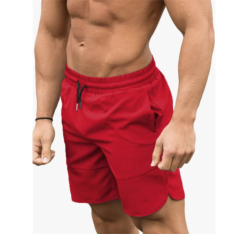 Quick Dry Fitness Bodybuilding Sweatpants Gym Sport Shorts Men Training Short Pants