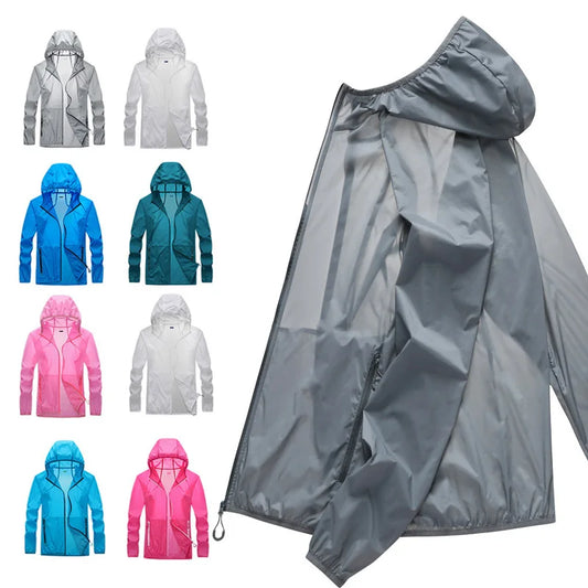 Pocket Quick-Drying Sun Protection Clothing Ultrathin Sunscreen Jacket Windbreaker