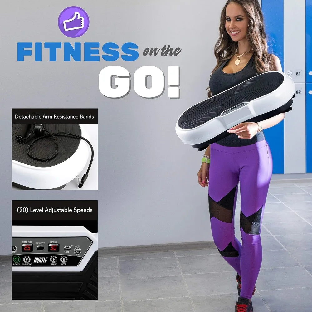 Fitness Vibration Platform Workout Machine, Vibration Plate Balance Your Weight Workout