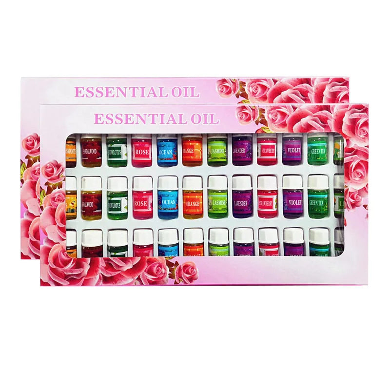 36pcs/lot Essential Oils For Aromatherapy Diffusers Fragrances