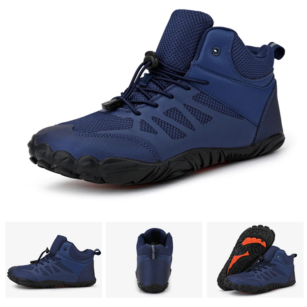 Winter Warm Sneakers Unisex Rubber Waterproof Non-Slip High Ankle Snow Boots Breathable