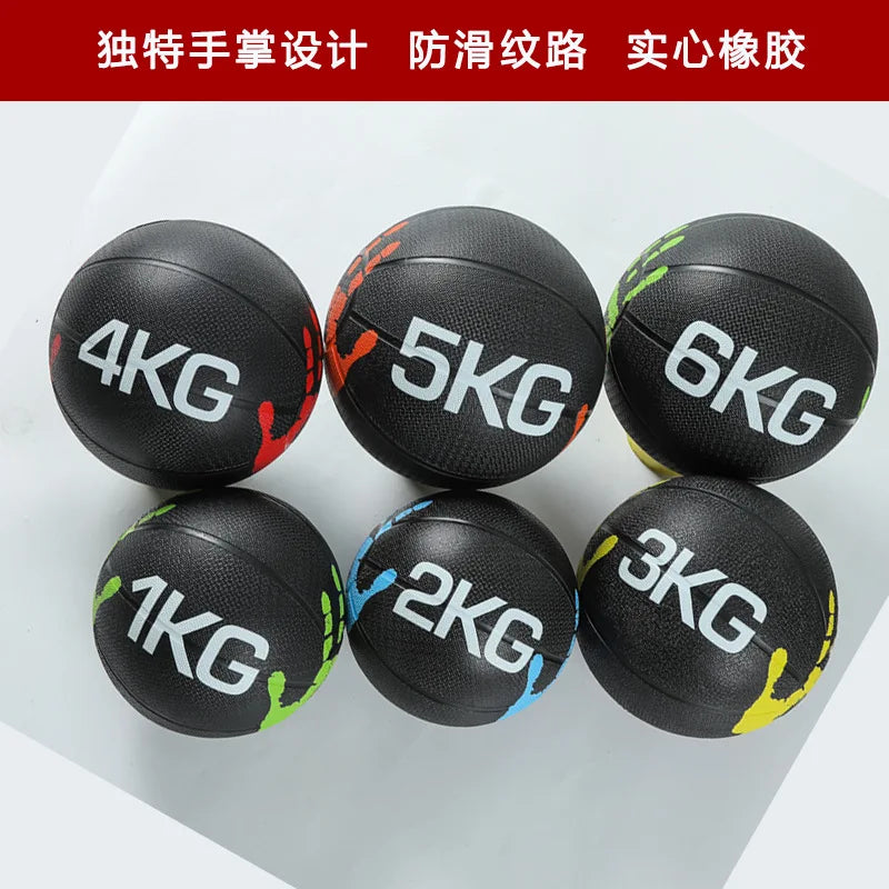 Gravity Ball 10kg Exercise Balance Ball Palm Design Solid Rubber Fitness Ball