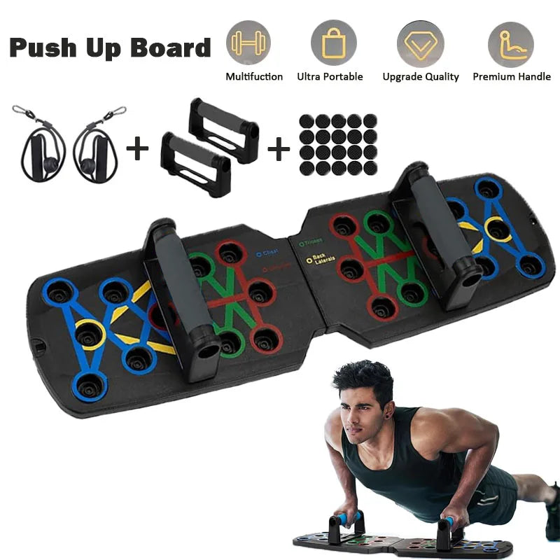 Push Up Rack Board Fitness Equipment Push Up Stand for ABS Abdominal Muscle Building Exercise