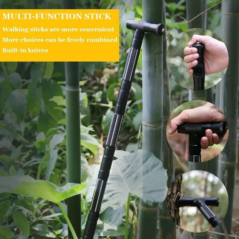 Hiking Trekking Poles Outdoor Multi-function Walking Poles