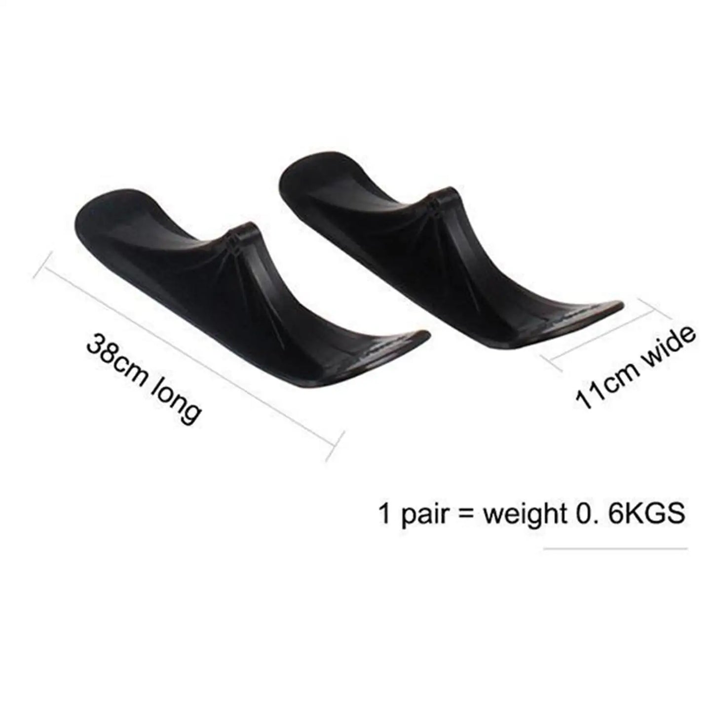 1 Pair Practical Scooter Boys Girls Children Ski Snow Sleigh Sled PE