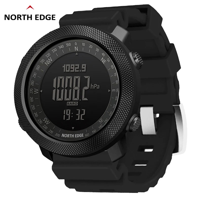 Men's sport Digital watch Altimeter Barometer Compass waterproof 50m Wristband