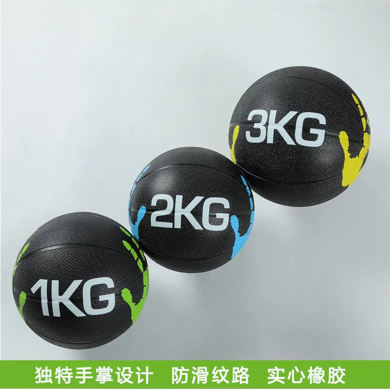 Gravity Ball 10kg Exercise Balance Ball Palm Design Solid Rubber Fitness Ball