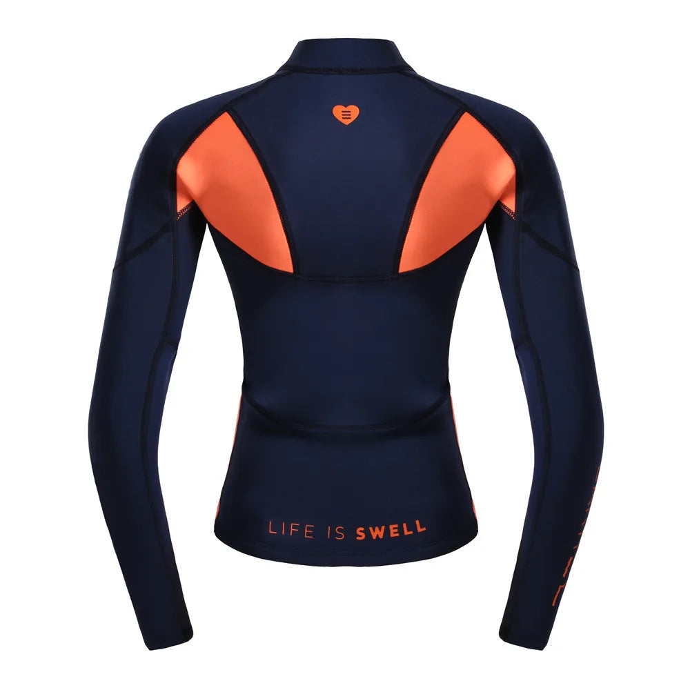 Wet Suit Diving Suit 2MM Women Wetsuit Split Long Sleeved Top Kitesurf Surf Surfing Spearfishing