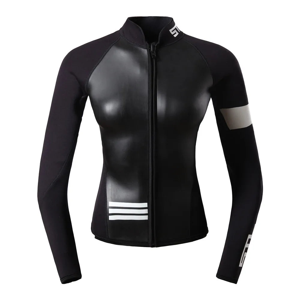 Wet Suit Diving Suit 2MM Women Wetsuit Split Long Sleeved Top Kitesurf Surf Surfing Spearfishing