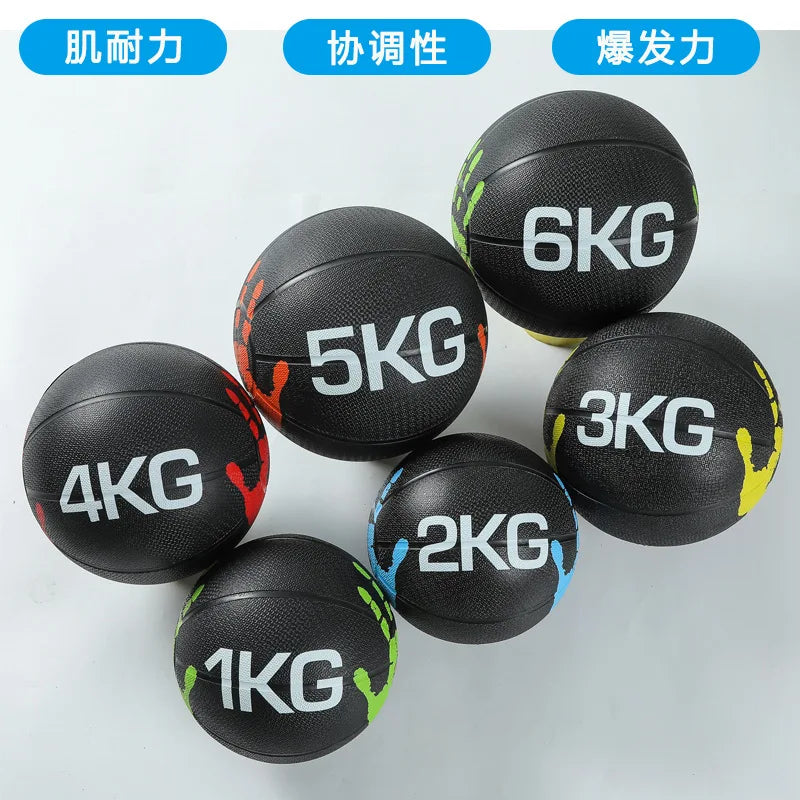 Gravity Ball 10kg Exercise Balance Ball Palm Design Solid Rubber Fitness Ball