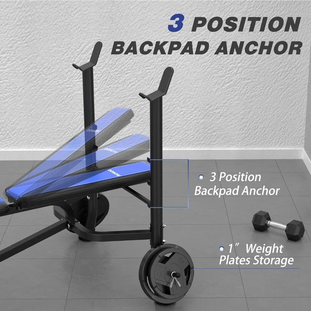 Workout Bench Press With Barbell Rack Leg Extension