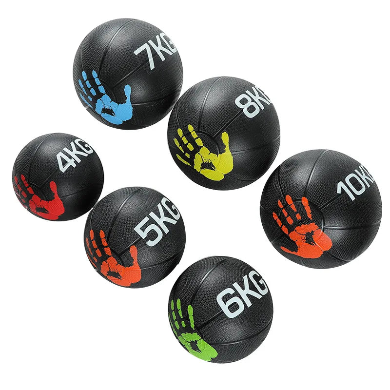 Gravity Ball 10kg Exercise Balance Ball Palm Design Solid Rubber Fitness Ball