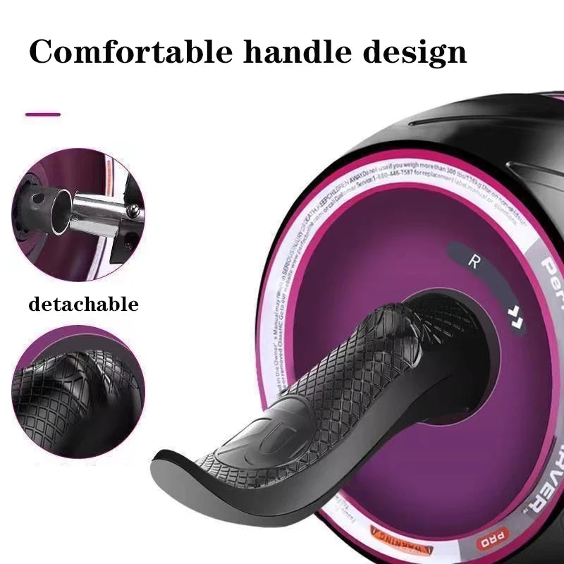 Silent Abdominal Muscle Trainer Ab Roller Abdominal Wheel Home Gym