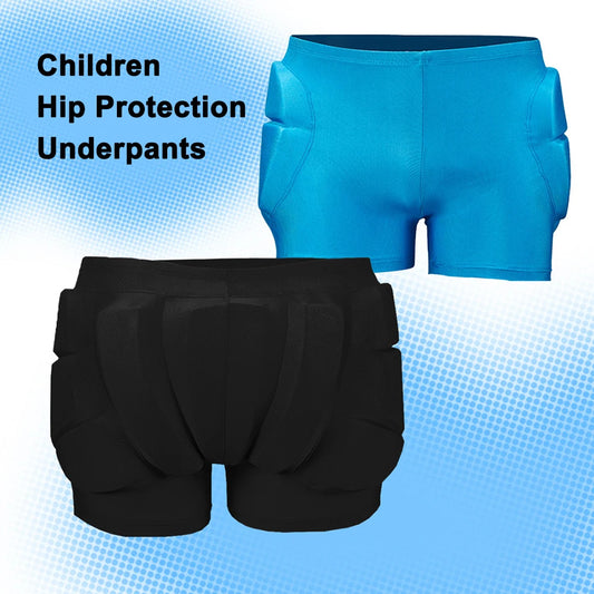 Hips Protector Thick Padded Cushions Shorts Shock Absorb Hip Butt Protector for Boy Girls