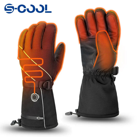 Heated Gloves Thermal Women Men USB Electric Heating Gloves Waterproof