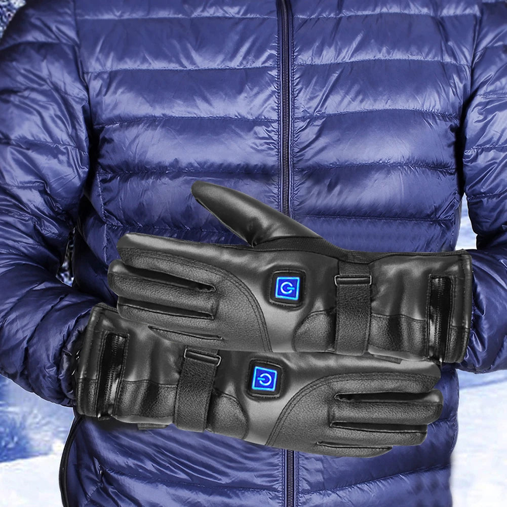 Waterproof Heated Rechargeable Gloves Electric Heated Thermal Gloves