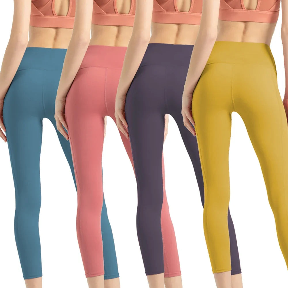 High Waist Leggings Running Comfortable Yoga Pants