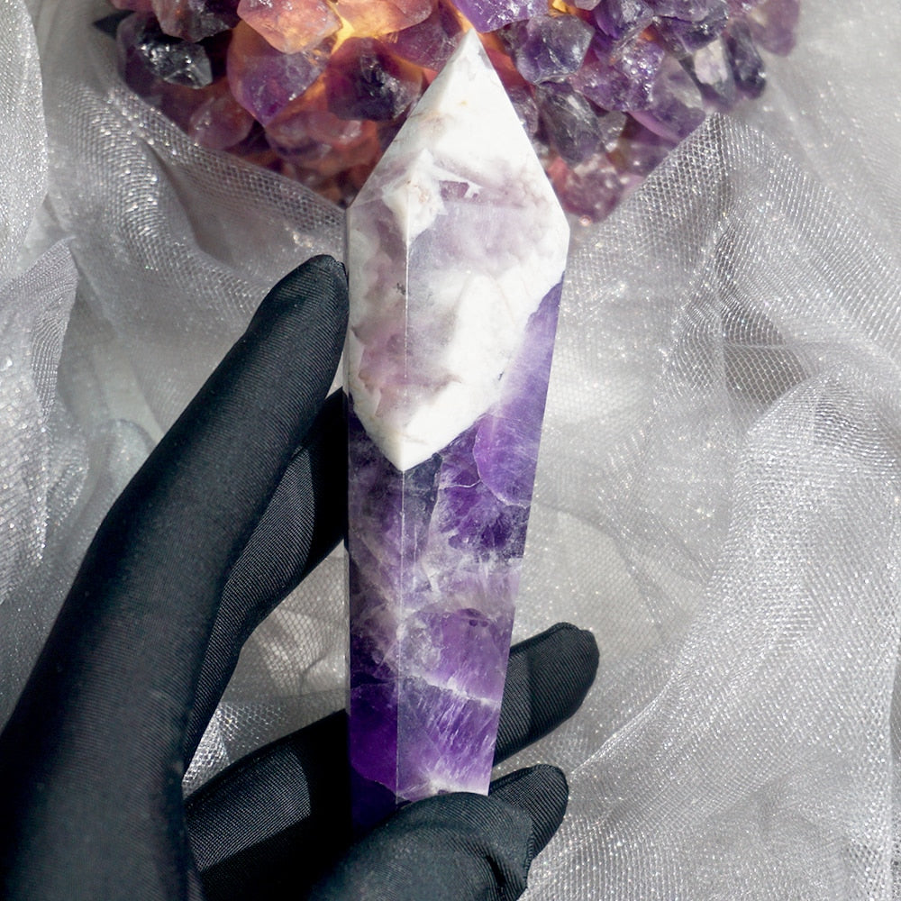 Natural Amethyst Crystal and Stones Healing Decoration Home Ornaments