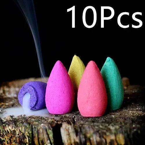 Mixed Natural Incense Smoke Cone Reflux Tower Incense Backflow Incense Bullet