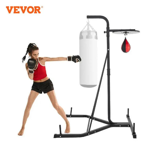 Free Standing Boxing Bag Stand, Foldable Single Station Heavy Bag Stand, Punching Ball